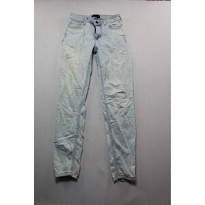 Skinny Fit Jeans Women 26 Light Blue Excellent High Rise Denim Pants